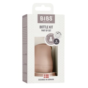 BIBS - Kit pentru set complet biberon din sticla anticolici, Blush - Img 2