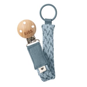 Bibs - Lantisor clip pentru suzeta, Petrol/Baby Blue - Img 1