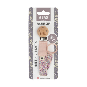 BIBS x LIBERTY - Lantisor clip pentru suzeta, Eloise Blush - Img 2