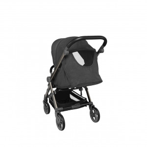 Carucior sport pliabil Skiddou Mell Onyx, ultracompact pentru calatorii, Negru