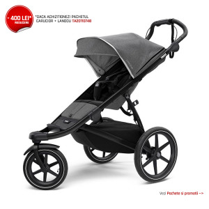 Carucior Thule Urban Glide 2 Single Black/Gray Melange (model2020) - Img 1