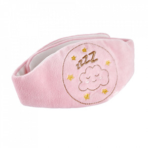 Centura anticolici cu samburi de cirese BabyJem Sleepy Cloud (Culoare: Roz inchis)