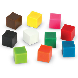 Cuburi multicolore (1cm) - Img 3