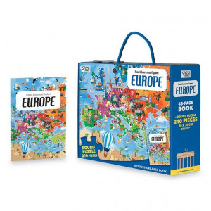 Cunoaste si exploreaza - Puzzle Europa (210 piese) - Img 1