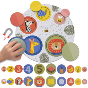 Joc magnetic Taf Toys - Puzzle Peek-A-Boo - Img 1