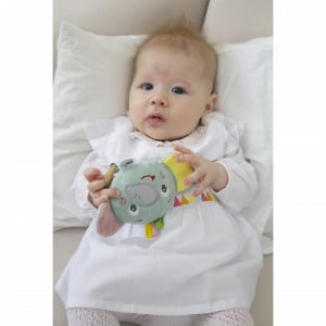 Jucarie pentru bebelusi BabyJem Elephant Toy (Culoare: Roz)