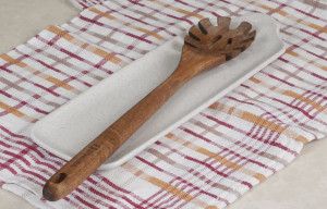 Lingura pentru paste, lemn de acacia, 35cm - Zokura - Img 3