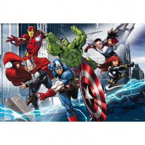 Puzzle de colorat - Avengers (60 de piese) - Img 2