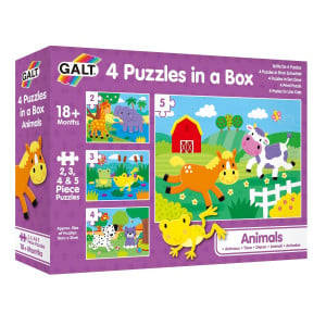 Set 4 puzzle-uri - Animalute (2, 3, 4, 5 piese) - Img 3