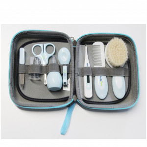 Set ingrijire unghii bebelusi cu 9 piese BabyJem Grooming Set (Culoare: Roz)