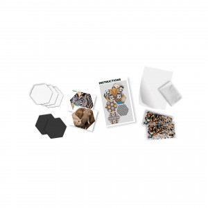 Set margele de calcat Beedz Art - Safari cu placi hexagonale - Img 2