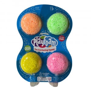 Spuma de modelat cu sclipici Playfoam™ - Set 4 culori - Img 1