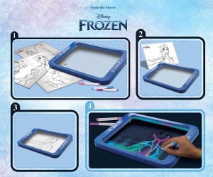 Tablita Frozen pentru desen cu LED - Img 6