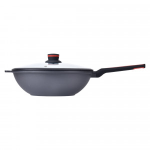 Tigaie wok aluminiu, 32 cm/5 l Noble - Zokura - Img 2