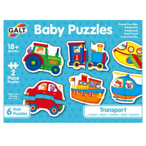 Baby Puzzles: Set de 6 puzzle-uri Transport (2 piese) - Img 1