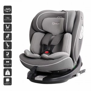 BabyGo - Scaun auto Nova2, Gray, 40 -150 cm, certificat R129 - Img 2