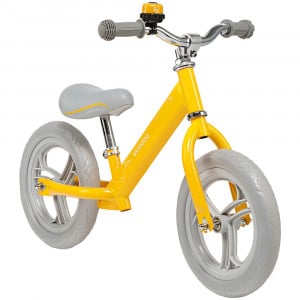 Bicicleta fara pedale Nils, Skiddou, Galben