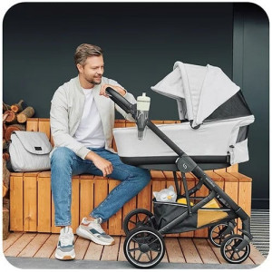 Carucior 2 in 1 Skiddou Moss Normandic Dream, Gri