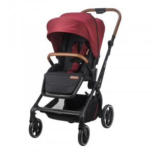 Carucior modular 2in1 Coccolle Saliara Cabernet+Cos auto 0-13 kg gb Idan Silver Fox Grey