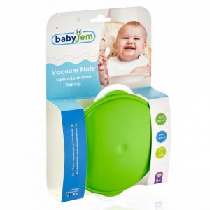 Castron cu ventuza si capac BabyJem (Culoare: Roz)