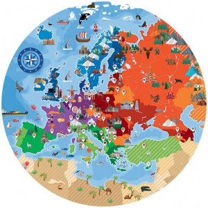 Cunoaste si exploreaza - Puzzle Europa (210 piese) - Img 4