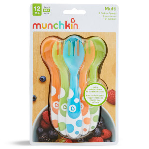 Munchkin Set Furculita Si Lingurita Pentru Copii, Multi, Set 6 Buc., 12L+ - Img 7