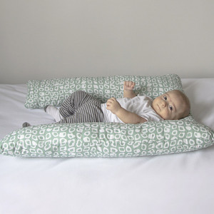 Perna 3 in 1 : babynest, pentru gravide si pentru alaptare in forma de U BabyJem (Culoare: Roz)