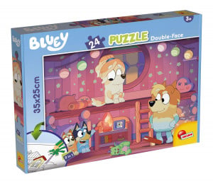 Puzzle de colorat - Bluey si ora de povesti (24 piese) - Img 1