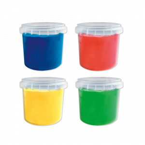 Set acuarele pentru degete, culori primare (4 x 110ml) - Img 2