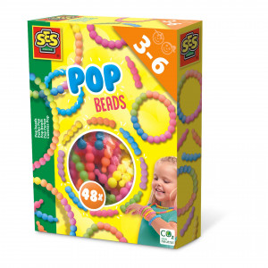 Set creativ copii - Bratari cu margele pop - Img 1