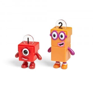 Set figurine Numberblocks - Aventuri pe bicicleta cu Unu & Doi - Img 4