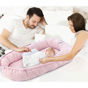 BabyNest BabyJem Between parents (Culoare: Bleu)