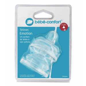 Bebe Confort Set 2 Tetine Silicon GL EMOTION S3 6-24L - Img 2