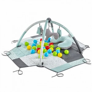 Centru de joaca cu bile BabyJem Toy Ball Play Mat (Culoare: Verde)