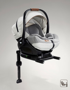 Joie - Scoica auto inclinabila i-Size i-Level Recline Signature Oyster, 40-85 cm, certificata R129 - Img 2