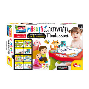 Masuta cu activitati Montessori, in limba romana - Img 1