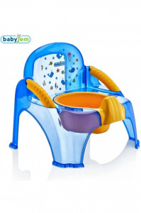 Olita pentru copii BabyJem (Culoare: Bleu transparent)