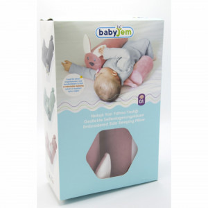 Pernuta pozitionator anti-rasucire BabyJem pentru bebelusi 34x36cm (Culoare: Roz)