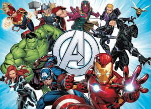 Puzzle de colorat - Avengers (60 de piese) - Img 2