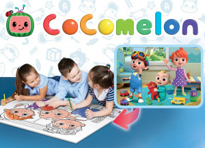 Puzzle de colorat maxi - Cocomelon si ursuletul (60 piese) - Img 4