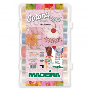 Smartbox 18 papiote ata de brodat Cotona No.50 Madeira 8036