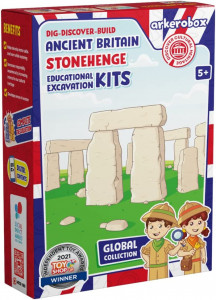 Arkerobox - Set arheologic educational si puzzle 3D, Marea Britanie antica, Stonehenge