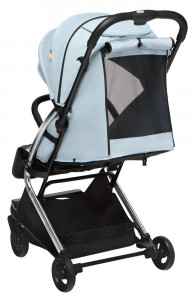 Carucior sport pliabil Skiddou Mikkeli Sky high, ultracompact pentru calatorii, Bleu