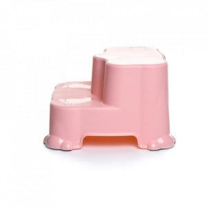 Inaltator cu doua trepte Step Stool BabyJem (Culoare: Roz)