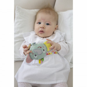 Jucarie pentru bebelusi BabyJem Elephant Toy (Culoare: Bleu)