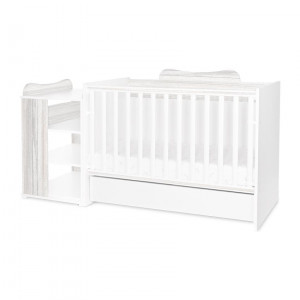 Patut modular multifunctional, 5 confirgurari diferite, 190 x 72 cm, Multi, White & Artwood