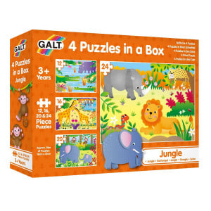 Set 4 puzzle-uri Jungla (12, 16, 20, 24 piese) - Img 3