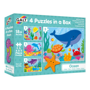 Set 4 puzzle-uri - Oceanul vesel (2,3,4,5 piese) - Img 2