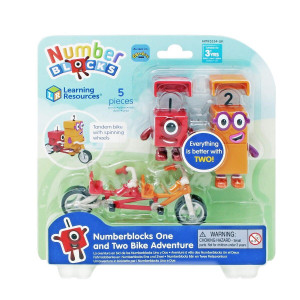 Set figurine Numberblocks - Aventuri pe bicicleta cu Unu & Doi - Img 5