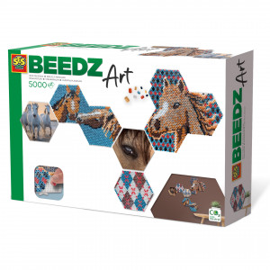 Set margele de calcat Beedz Art - Cai cu placi hexagonale - Img 1